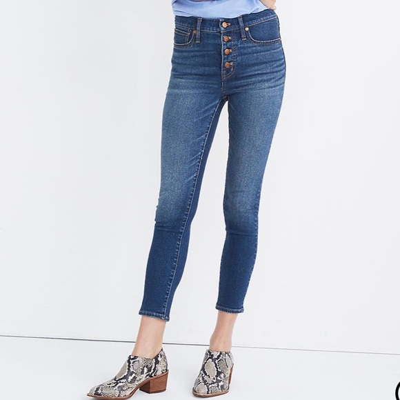 Madewell Denim - NWOT Madewell 9 inch mid-rise skinny crop jeans